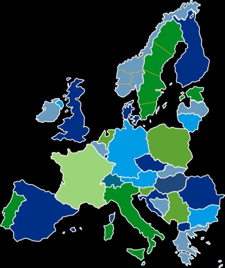 Challenges on European market set-up Europe s markets (bidding) zones are still along national borders instead of physics Today s
