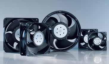 The preferred solution for gear unit cooling: HyBlade axial fans Fans for inverters In inverters, extremely tight space and a high power density are typical.