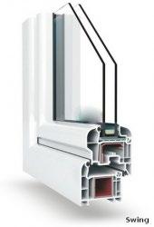 1 or triple glazed units Ug=0.7 Three visual versions available: perfect oval swing 1.