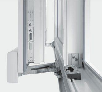 Sliding Doors STANDARD TILT-SLIDE: max width 300 cm, max height 270 cm sash weight