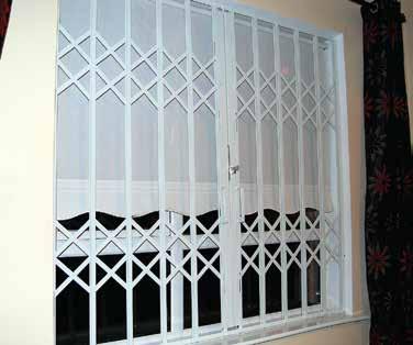 Security Retractable Grilles are made to individual customer application.