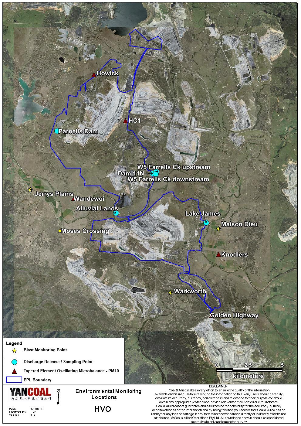 HVO EPL Monitoring Data Figure 1 : Hunter Valley