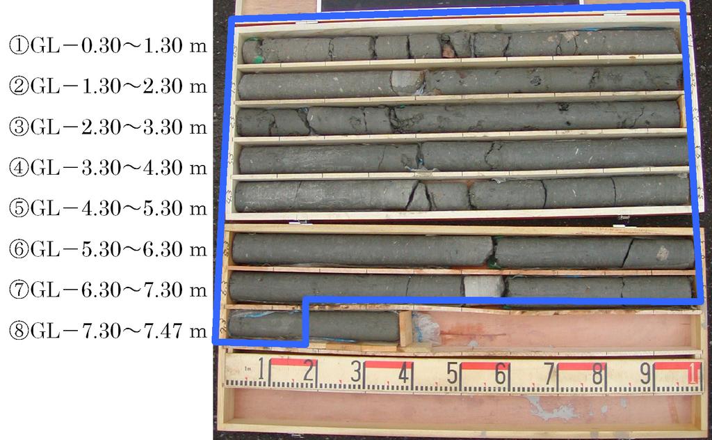 Quality Checking After Construction Recovery Rate of Boring Core (Check of Continuity) In Japan, continuity and strength of soil improvement are required.