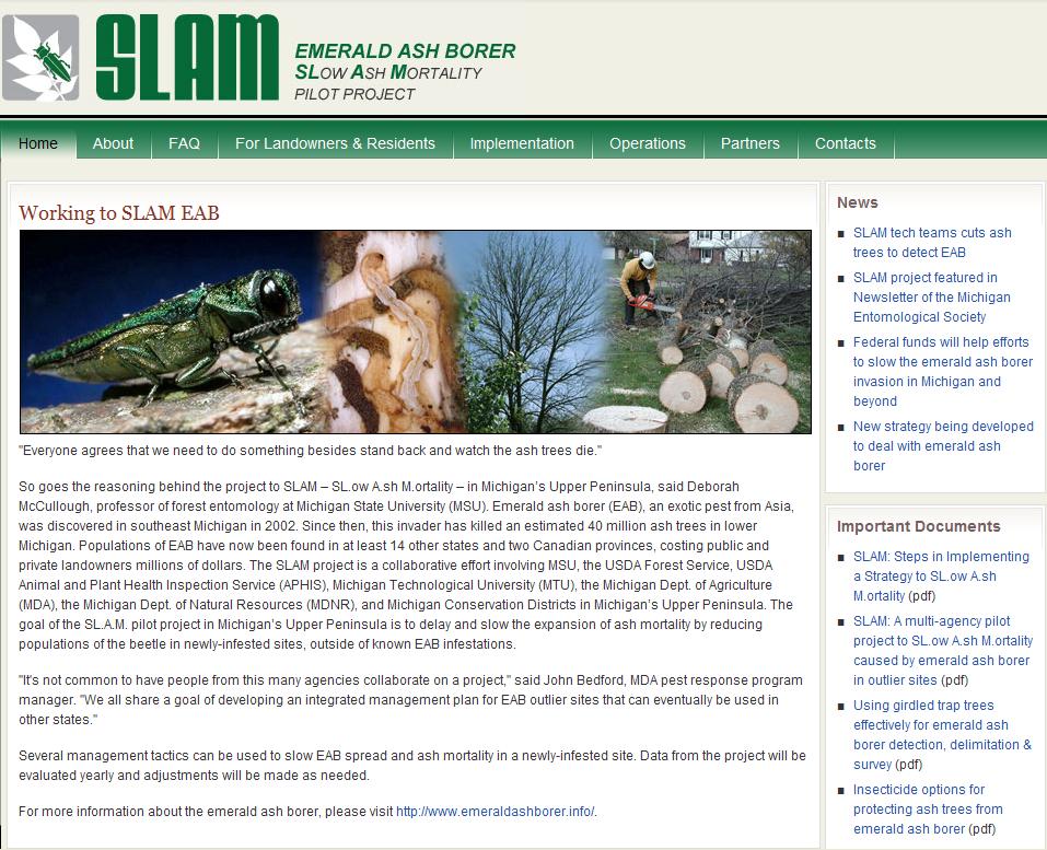 SLAM web site