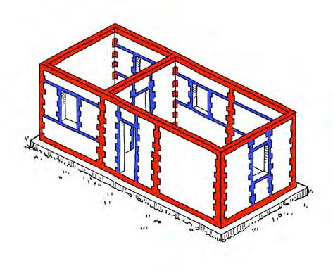A strong house All walls and openings should be confined to ensure stability during an earthquake!