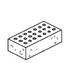 Which clay bricks to use Frog YES Best brick : solid burnt clay brick with frogs. YES Good brick : vertical holes less then 50% of surface area.