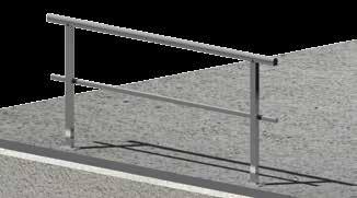 Modular guardrail system GW30 Series The KATT permanent guardrail system provides the highest level of safety for maintenance personnel when working at heights and other fall risk areas.