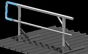KATT modular guardrail components are typically supplied in lengths of either 98½ or 197.