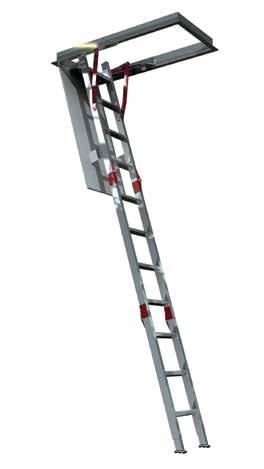 Applications include: Fold down access ladder - COMPACT timber truss construction RL61 Fold down access ladder - COMMERCIAL standard
