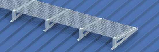 Modular walkway system GW20 Series The KATT permanent walkway is a lightweight, non corrosive aluminum walkway system which provides safe, designated access around the rooftop enviroment.