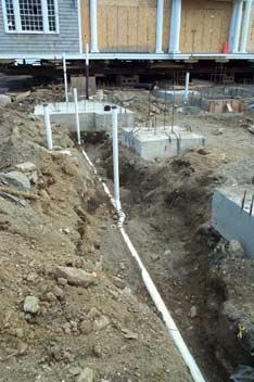 SITE WORK / FOUNDATION (Continued) IN-SLAB INSPECTIONS: Description: All mechanical trade piping/ conduit (i.e.; plumbing, HVAC or electrical) or any HVAC ductwork that will be placed inside the foundation footings or within any concrete slab.
