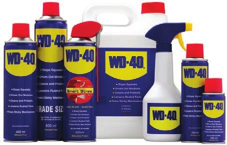 or wash-off Five way Spray is a general purpose aerosol lubricant Frees assemblies Lubricates metal surfaces Cleans parts Displaces moisture Prevents corrosion Temperature range -20ºC - 120ºC WX61174