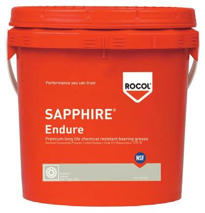 Sapphire Endure Nevastane XS 320 Assembly Paste FG Sapphire Endure is a PFPE (Perfluorinated polyether) long life grease fortified with PTFE Extremely stable at high temperatures Resistant to