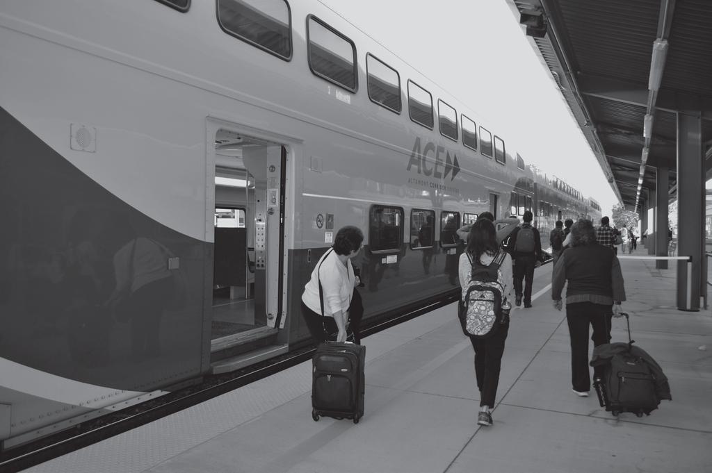 who will see your ad? The majority of ACE s audience segmentation is rail commuters, who work in the Tri-Valley and Silicon Valley tech, medical or educational industries.