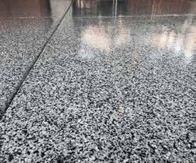 DECORATIVE FINISHES POLISHED CONCRETE Polished concrete is a wonderful flooring alternative to tiles, carpets or timber floors.