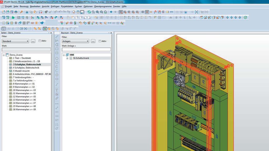 Compact enclosures AE Time-saving planning With RiCAD 3D, you have validated CAD data of all Rittal components at your fingertips for professional design planning.