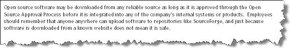 Note that while many attorneys recommend that no software be downloaded until the license is reviewed and approved, this is rarely followed.