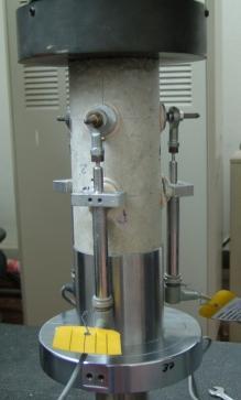Group II - E modulus results TESTING ON SPECIMENS Cylindrical specimen during the