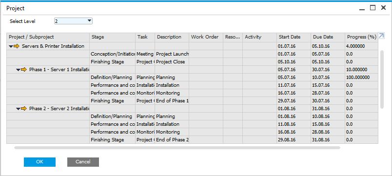 New column under Stages tab - Finished Date allows users to define an actual finish date of each stage which can be compared to the planned end date.