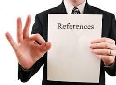 , List at least three references Consider them carefully Try to demonstrate