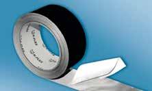 ALU BLACK CW TAPE Coloured Aluminum Foil Tape Black lacquered 30 micron (1.