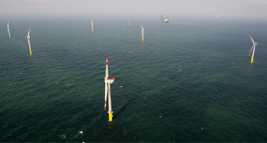 EWE The future needs ideas The alpha ventus offshore wind park EWE and its partners E.ON and Vattenfall are setting up and will jointly operate Germany s first offshore wind park in the North Sea.