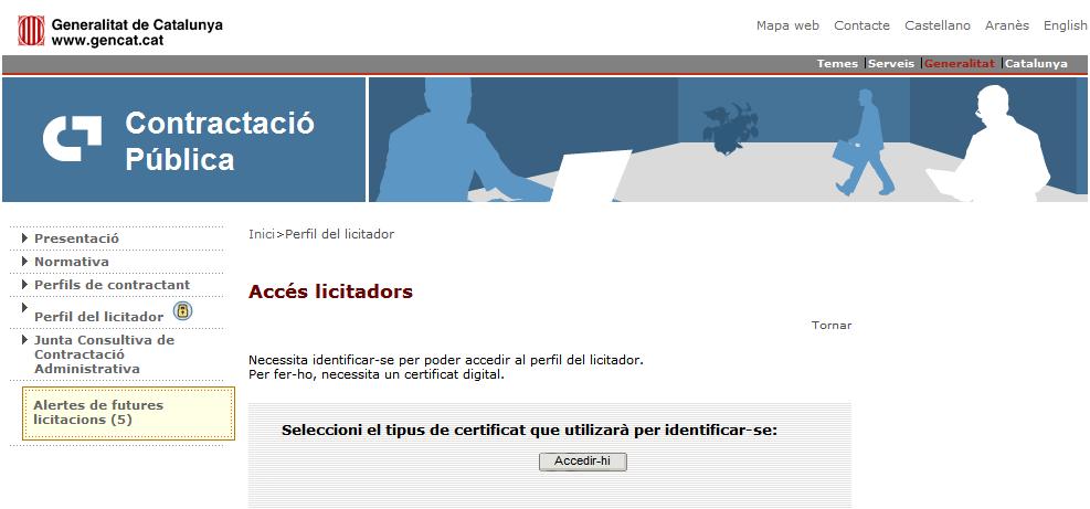 Date:20/04/2010 Page 9 / 15 The application detects available certificates and a new