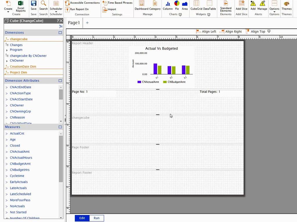Teamcenter Reporting and Analytics Quick Reporting Simple report design with drag and drop Present data form many sources in single report Generate print-perfect reports