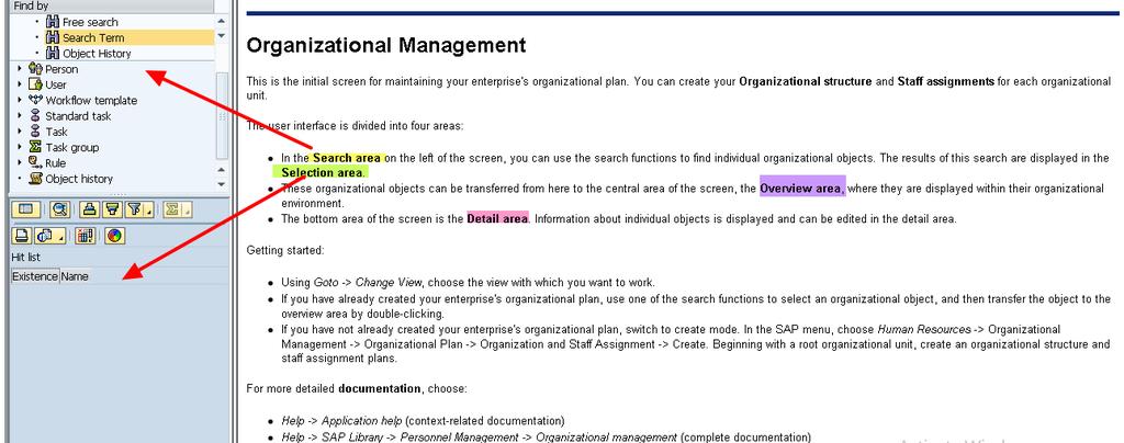 3.2.1 Search Organizational Units The HR administrator (OM) searches for specific organizational units of the enterprise.