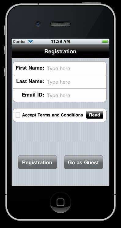 Before the user can use the GOIS application, registration is required. Users can register by providing their first name, last name and email.