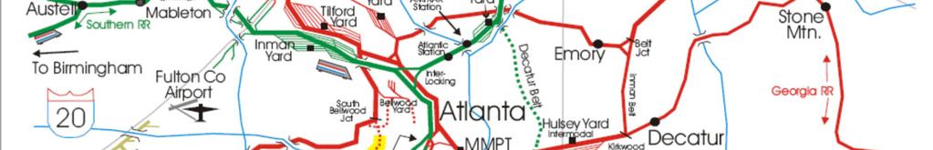 The Atlanta region's 130 million tons of rail freight consists of 59 million tons of carload