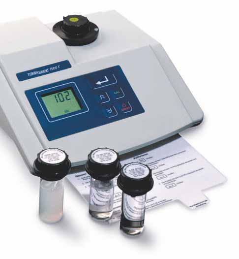 118 > For further information see website: Turbiquant 1100 IR and 1100 T These instruments are particularly suited for on-the-spot measurements.