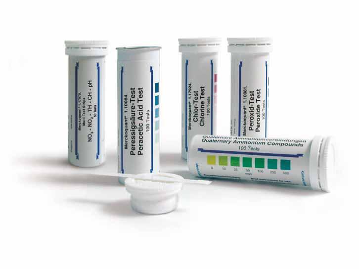 18 > Further information in our brochure Simply rapid (W 242101) Merckoquant ph-test strips and papers from page 14 Universal, fast and simple Test strips actually constitute a genuine high-tech