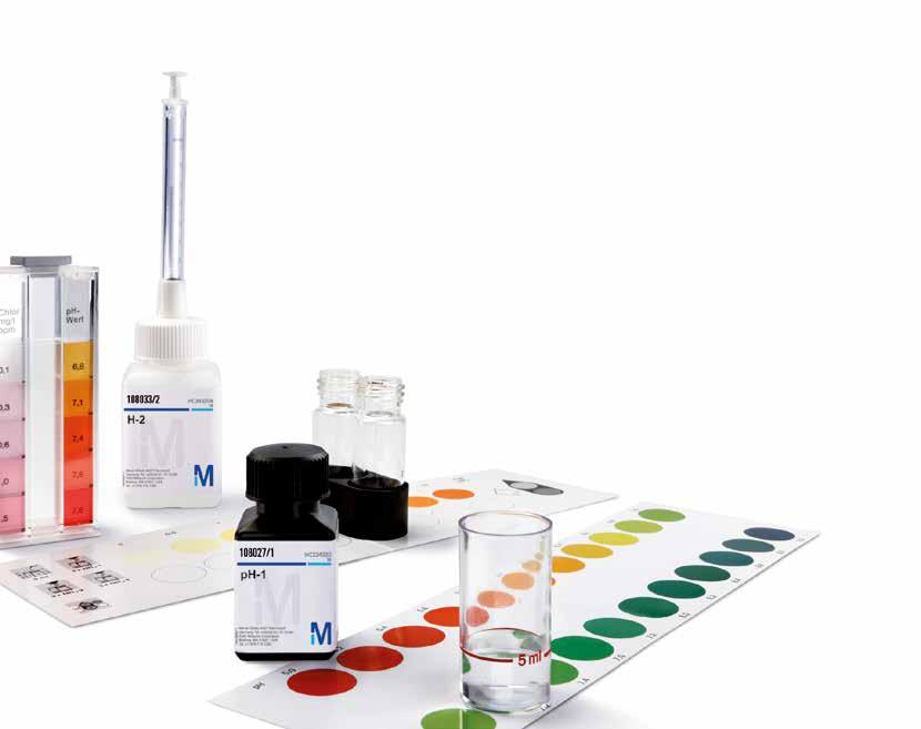 MColortest Aim for brilliance Colorimetric and titrimetric test kits With MColortest test kits, you can expect exceptional measurements time after time.