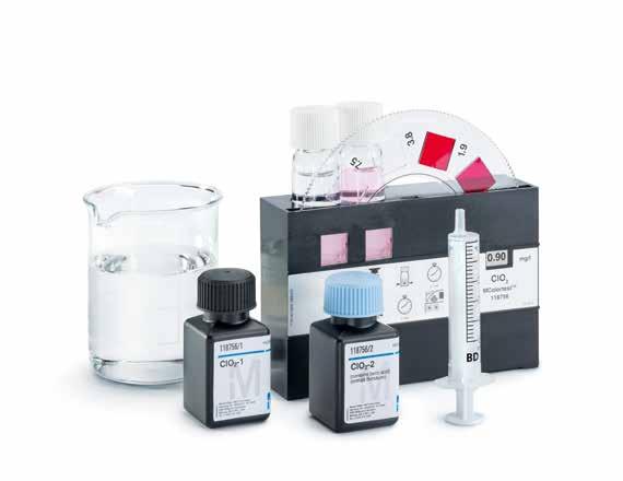 MColortest Visual rapid tests MColortest titrimetric and colorimetric methods for medium concentrations In titration tests, the sample is titrated until the color changes.