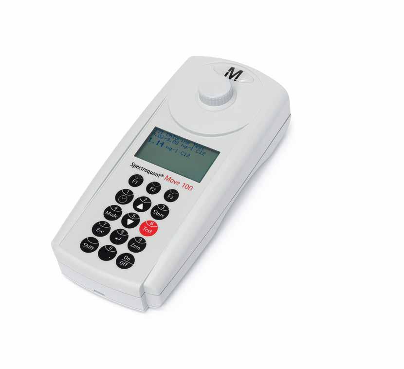 Spectroquant Move 100 colorimeter Get answers on the move The Spectroquant Move 100 is made for rapid, reliable on-site analysis.