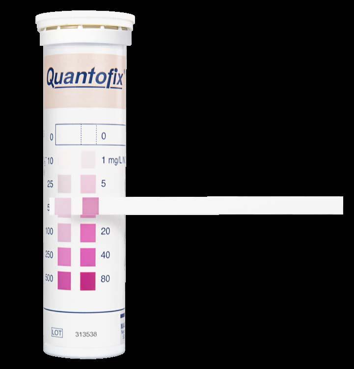 QUANTOFIX Rapid njust Dip & Read nresults within seconds nalways ready for use Good to know Many QUANTOFIX test strips can be also evaluated on the strip reader QUANTOFIX Realx (see page 144).