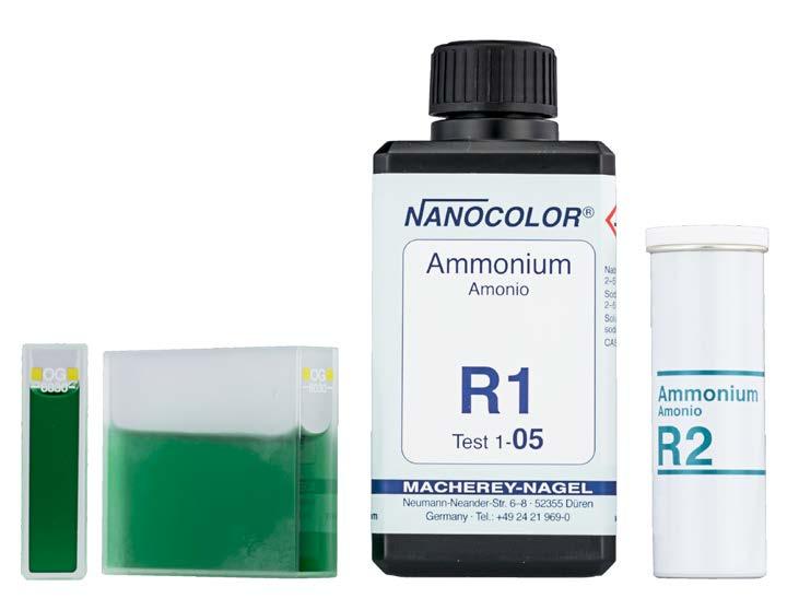 NANOCOLOR standard tests High sensitivity for photometric water analysis NANOCOLOR standard tests are convenient reagent kits for photometric analysis.