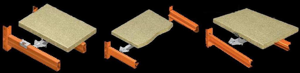 Chipboard deck supports may be required depending on the load.