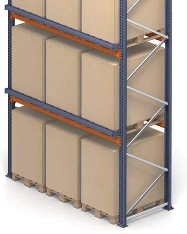 Safety features Complementary elements to make installations safer, and prevent goods or pallets from falling.