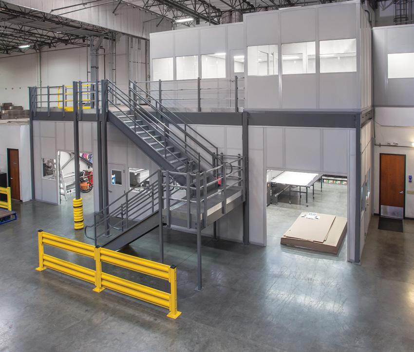 In-Plant Office Custom-engineered mezzanines to revolutionize your workspace. Create a fully-integrated in-plant office above your production floor.