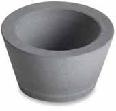 Crucibles Liners Crucibles Liners for E-Beam Sources Intermetallic Crucibles (BN-TiB2) NOTE: Custom sizes available upon request. NOTE: Recommended for aluminum evaporation. Dimensions (in.