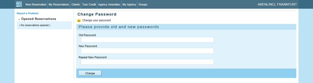 your agency, you can refresh the individual password of your agent colleagues by