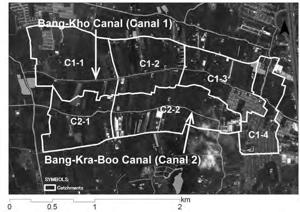 Supply-Demand Balance of Compost between Urban and Agricultural Sectors 291 Fig. 1 Target area in Bang Maenang, Nonthaburi, Thailand. lated by overlaying the 2003 and the 2007 maps.