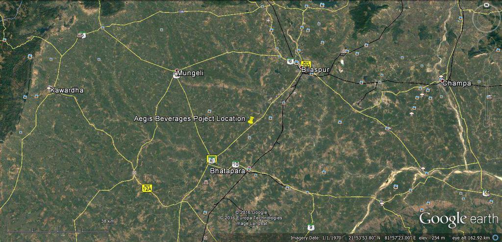 AEGIS BEVERAGES PROJECT LOCATION MAP Howrah Delhi Main Line Project Location :- AEGIS BEVERAGES PVT. LTD. VILL.
