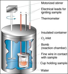 Calorimeter an insulated device used to
