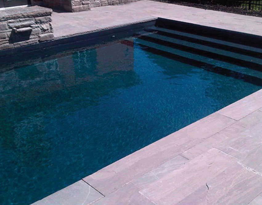 GLI DESIGNER SERIES LINERS BLEND SEAMLESSLY WITH ANY MODERN POOL DESIGN OR LANDSCAPING THEME.