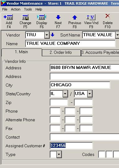 Assigned Customer # in MVR Your encoded TV store number may already be in the Assigned Customer