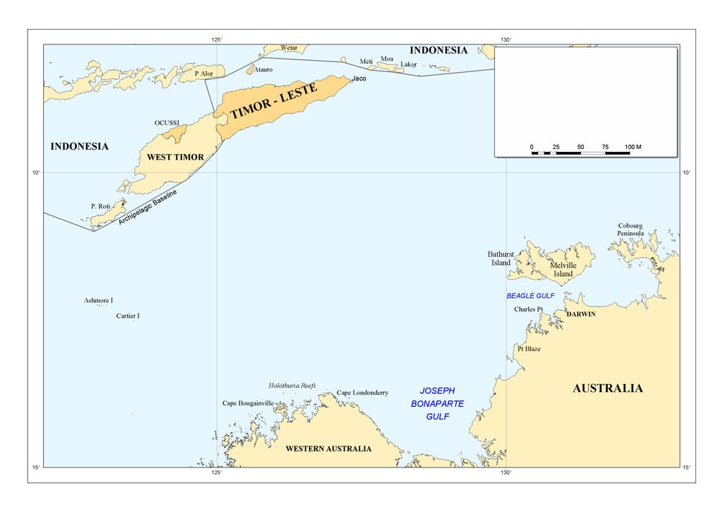TIMOR SEA REGIONAL GEOGRAPHY! Exclusive Economic Zone!