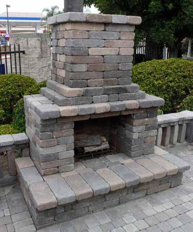 SEMPLICE OUTDOOR FIREPLACE KIT EASY TO BUILD PROJECT KIT Designed using the Bella Vista Semplice Wall Block, this easy to construct